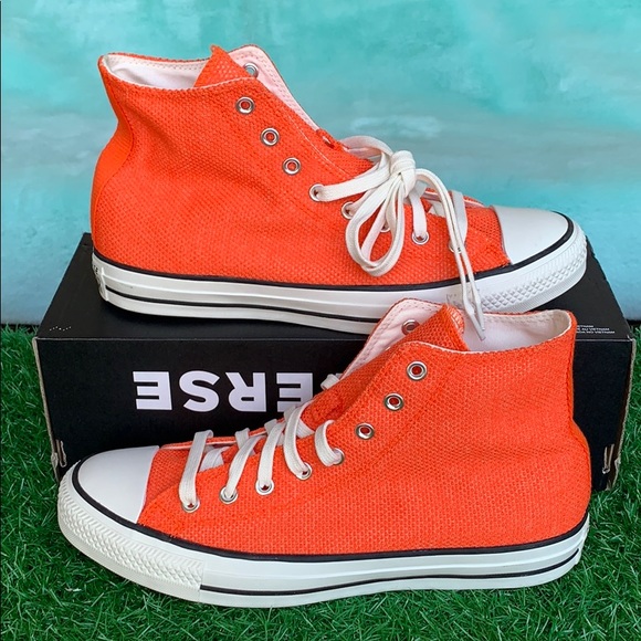 CONVERSE CTAS HI BOLD MANDARIN/FUEL ORANGE MEN’S - Picture 3 of 16